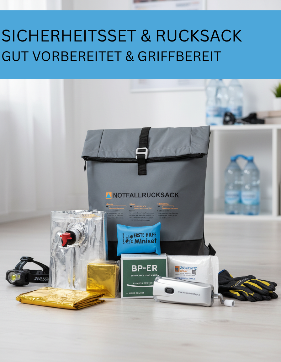 Notfall-Sets & Rucksäcke
