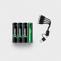AKKU AAA  USB-C 1,5V, 750 mAh (4er)
