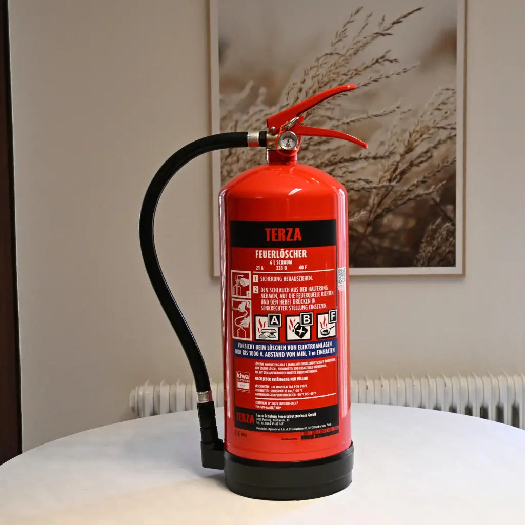 Fettbrandlöscher 6 Liter – fluorfreier Schaumlöscher für Küche & Gastro