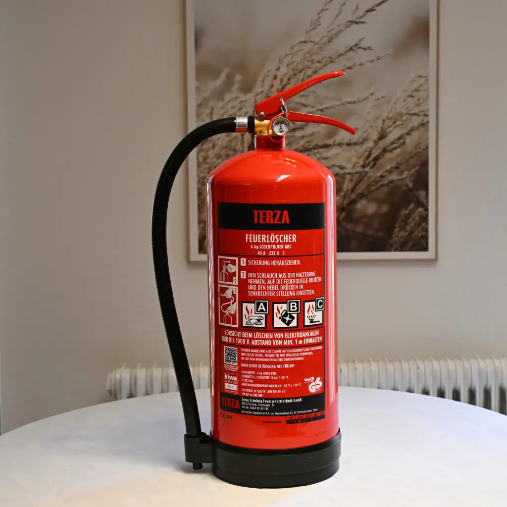 Pulverlöscher 6 kg – ABC-Feuerlöscher für Haus, Garage & Betrieb
