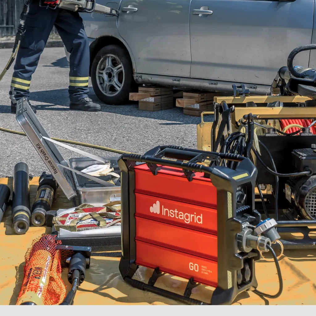 Instagrid GO Rescue – Ultra-Robuste Mobile Stromversorgung für Einsatzkräfte & Rettung