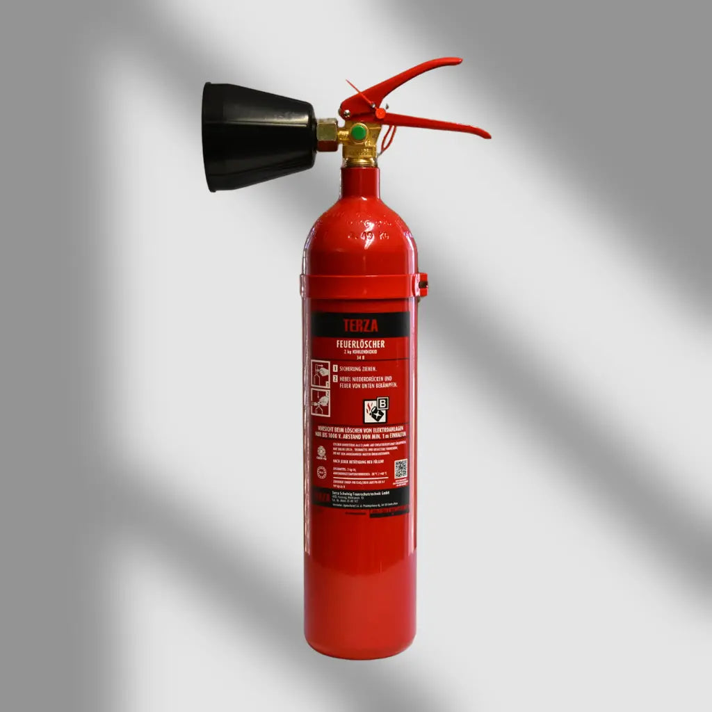 CO2-Feuerlöscher 2 kg – kompakter Kohlendioxidlöscher