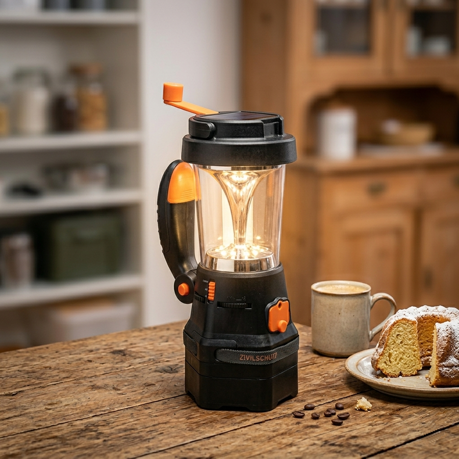 Notfallradio mit LED-Lampe
