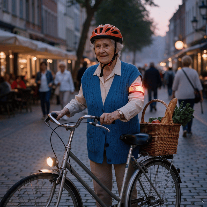 LED Sicherheitsarmband - wiederaufladbar über USB
