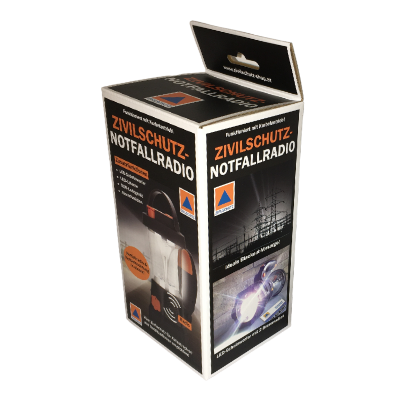 Notfallradio mit LED-Lampe