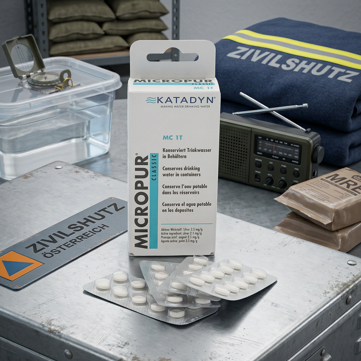 Wasserentkeimungs-Tabletten MICROPUR