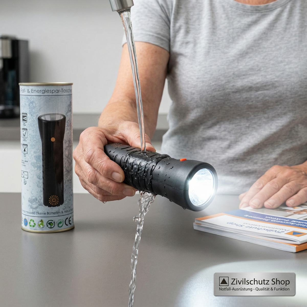 Notfall-Taschenlampe Waterlamp